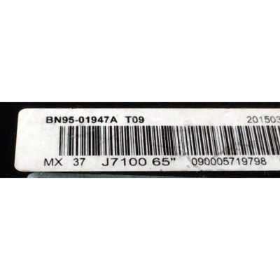 T-CON PARA TV SAMSUNG 4K SMART TV / NUMERO DE PARTE BN95-01947A / BN41-02297A / BN97-09234A / PANEL CY-GJ065FLLV1H / MODELOS UN65JU7100 / UN65JU7000 / UN65JU6500 / UN65JU650D / UA65JU6400 / UA65JU6470 / UE65JU6400 / UE65JU6470 / MODELOS EN DESCRIPCION - Imagen 2